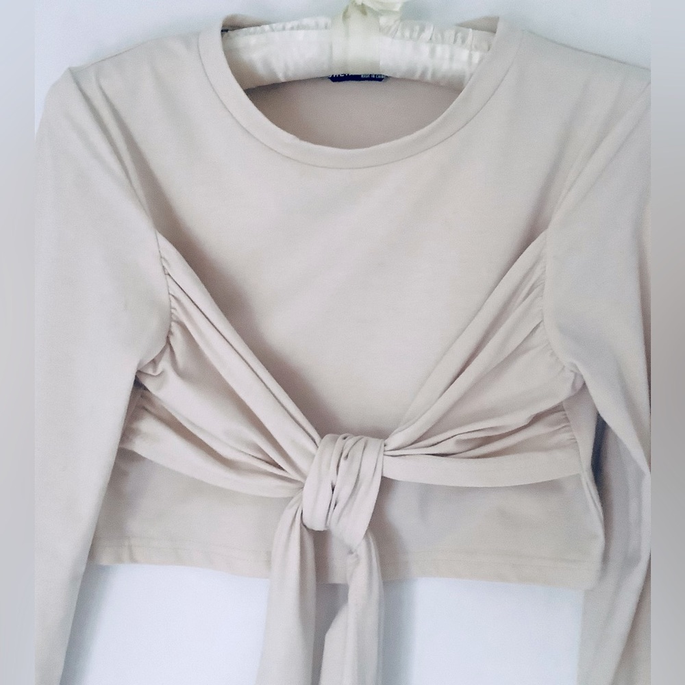 SHEIN Cream balletcore Top